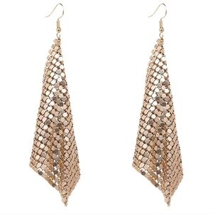 Long Lattice Sequence Earrings